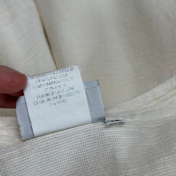 Hot Cotton Marc Ware Womens Button Up Top Size 1X Lagom 3/4 Sleeve Coastal Beach - Picture 4 of 6